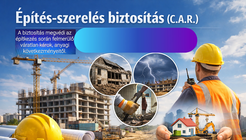 Építés-szerelés biztosítás (C.A.R.) 